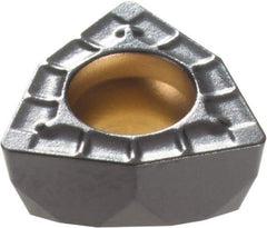 Kennametal - DFT030304 MD Grade KCU25 Carbide Indexable Drill Insert - AlTiN Finish, Trigon, 6mm Inscribed Circle - USA Tool & Supply