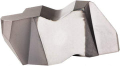 Kennametal - 3094NU Grade KCU25, 2.39mm Cutting Width Carbide Grooving Insert - 3.18mm Max Depth of Cut, Left Hand, 0.51mm Corner Radius, AlTiN Finish - USA Tool & Supply