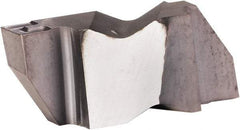 Kennametal - 3M350NG K Grade KCU25, 3.5mm Cutting Width Carbide Grooving Insert - 3.81mm Max Depth of Cut, Left Hand, 0.32mm Corner Radius, AlTiN Finish - USA Tool & Supply