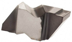 Kennametal - 2125NG K Grade KCU10, 3.18mm Cutting Width Carbide Grooving Insert - 2.79mm Max Depth of Cut, Right Hand, 0.19mm Corner Radius, AlTiN Finish - USA Tool & Supply