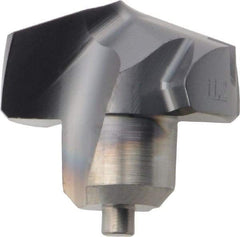 Kennametal - Series KenTIP, 11.2mm Diam Grade KCP15 140° Replaceable Drill Tip - Carbide, AlTiN Finish, L Seat Size - USA Tool & Supply