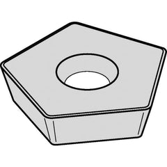 Kennametal - PDHX120420 Grade KC522M Carbide Milling Insert - AlTiN Finish, 3/16" Thick, 0.651" Inscribed Circle, 5/64" Corner Radius - USA Tool & Supply