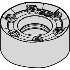 Kennametal - RNPJ1605M0 GD Grade KCPK30 Carbide Milling Insert - TiN/TiCN/Al2O3 Finish, 1/4" Thick, 16mm Inscribed Circle - USA Tool & Supply