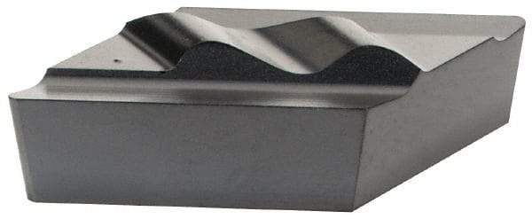 Kennametal - NPR13M05, KCU10 Grade Carbide Profiling Insert - AlTiN Finish, 55° Incl Angle, Parallelogram, 0.608" Side Length, 3/16" Thick, 0.5mm Corner Radius - USA Tool & Supply