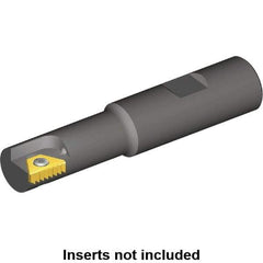 Kennametal - 9mm Cut Diam, 17mm Max Hole Depth, 20mm Shank Diam, Internal/External Indexable Thread Mill - Insert Style STN 10, 10.4mm Insert Size, 1 Insert, Toolholder Style TMS, 84mm OAL - USA Tool & Supply