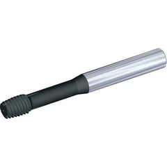 Kennametal - M12x1.75 Metric 6HX Bottoming Thread Forming Tap - Solid Carbide, CrC/C/TiN Finish, 100mm OAL, 14mm Thread Length, Right Hand Thread, Series T491 - USA Tool & Supply