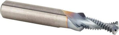 Kennametal - M16x2.00 Metric Coarse, 0.5354" Cutting Diam, 2 Flute, Solid Carbide Helical Flute Thread Mill - Internal Thread, 32.13mm LOC, 102mm OAL, 18mm Shank Diam - USA Tool & Supply