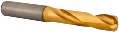 Kennametal - 12.5mm 140° Spiral Flute Solid Carbide Screw Machine Drill Bit - USA Tool & Supply