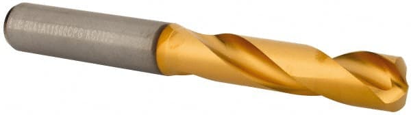 Kennametal - 11.5mm 140° Spiral Flute Solid Carbide Screw Machine Drill Bit - USA Tool & Supply