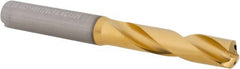 Kennametal - 23/64" 140° Spiral Flute Solid Carbide Screw Machine Drill Bit - USA Tool & Supply