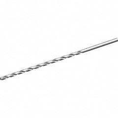 Kennametal - 1/8" 135° 2-Flute Solid Carbide Extra Length Drill Bit - USA Tool & Supply