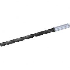 Extra Length Drill Bit: 0.7874″ Dia, 135 °, Solid Carbide Multilayer TiAlN Finish, 11.063″ Flute Length, Spiral Flute, Straight-Cylindrical Shank, Series B269-HP