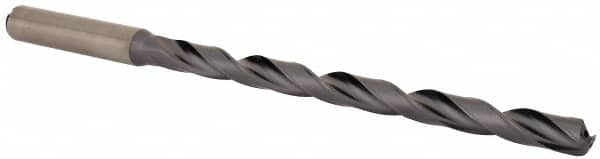 Kennametal - 6.5mm 135° 2-Flute Solid Carbide Extra Length Drill Bit - USA Tool & Supply