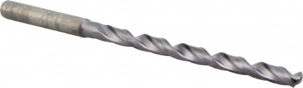Kennametal - 5.3mm 135° 2-Flute Solid Carbide Extra Length Drill Bit - USA Tool & Supply