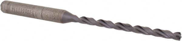 Kennametal - 1/8" 135° 2-Flute Solid Carbide Extra Length Drill Bit - USA Tool & Supply