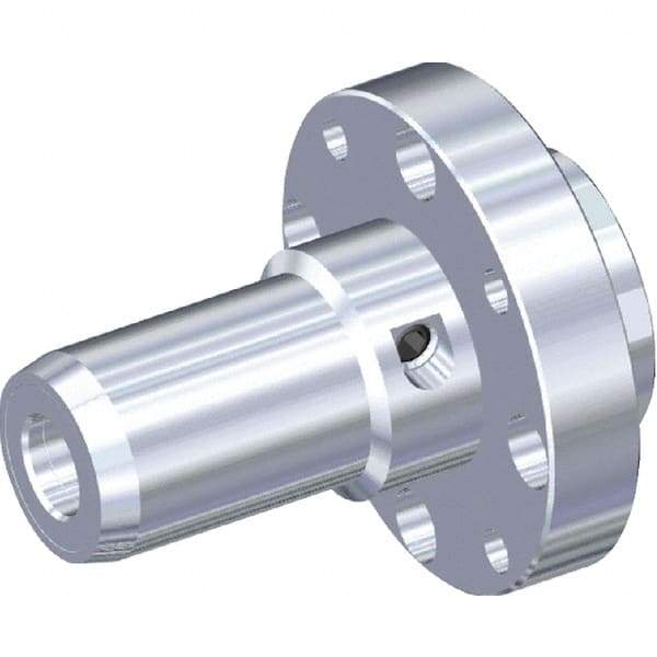 Kennametal - SIF100 Modular Connection, 25mm Hole Diam, Hydraulic Tool Holder/Chuck - 49.75mm Nose Diam, 100mm Projection, 47mm Clamp Depth, Through Coolant - Exact Industrial Supply