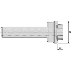 Kennametal - Spindle Taper Wiper - HSK100 Taper - USA Tool & Supply