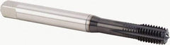 Kennametal - M8x1.00 Metric Fine 6HX Modified Bottoming Thread Forming Tap - Powdered Metal High Speed Steel, Diamond-Like Carbon (DLC) Finish, 90mm OAL, 10mm Thread Length, Right Hand Thread, Series T622 - USA Tool & Supply