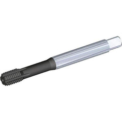 Kennametal - M16x1.50 Metric Fine 6HX Modified Bottoming Thread Forming Tap - Vanadium High Speed Steel, TiN Finish, 100mm OAL, 15mm Thread Length, Right Hand Thread, Series T623 - USA Tool & Supply