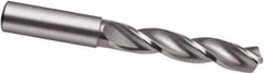 Guhring - 8.1mm 130° Solid Carbide Jobber Drill - Bright Finish, Right Hand Cut, Spiral Flute, 103mm OAL, Special Type Point - USA Tool & Supply