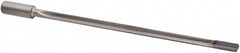 Guhring - 6.35mm, 292mm Flute Length, Solid Carbide Shank, Single Flute Gun Drill - USA Tool & Supply