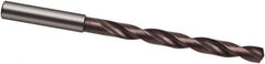 Guhring - 13.5mm, 140° Point, Spiral Flute, Solid Carbide Taper Length Drill Bit - nano-Si Finish, 133mm Flute Length, 182mm OAL, Series 8522 - USA Tool & Supply