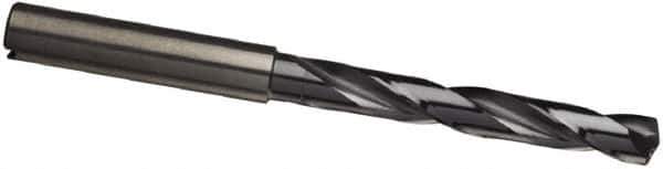 Guhring - 13.5mm 140° Solid Carbide Jobber Drill - nano-A Finish, Right Hand Cut, Spiral Flute, 124mm OAL, VA Point - USA Tool & Supply