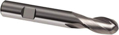 Guhring - 16mm, 26mm LOC, 16mm Shank Diam, 92mm OAL, 2 Flute, Solid Carbide Square End Mill - Single End, Uncoated, Spiral Flute, 30° Helix, Right Hand Cut, Right Hand Flute, Series 3024 - USA Tool & Supply
