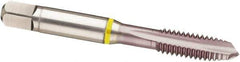 Guhring - M3x0.50 Metric, 3 Flute, MolyGlide Finish, Cobalt Spiral Point Tap - Plug Chamfer, Right Hand Thread, 1.941" OAL, 6H Class of Fit, Series 3960 - Exact Industrial Supply