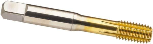 Guhring - 9/16-12 UNC 2BX H10/H11 Thread Limit Modified Bottoming Thread Forming Tap - Cobalt, TiN Finish, 3.591" OAL, Series 3940 - USA Tool & Supply