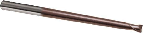 Guhring - 6mm, 6mm LOC, 8mm Shank Diam, 120mm OAL, 2 Flute, Solid Carbide Square End Mill - Single End, TiAlN Finish, Spiral Flute, 30° Helix, Right Hand Cut, Right Hand Flute, Series 3860 - USA Tool & Supply