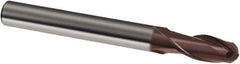 Guhring - 10mm, 20mm LOC, 10mm Shank Diam, 72mm OAL, 2 Flute, Solid Carbide Square End Mill - Single End, TiAlN Finish, Spiral Flute, 30° Helix, Right Hand Cut, Right Hand Flute, Series 3854 - USA Tool & Supply