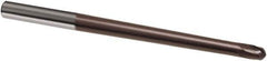 Guhring - 4mm, 4mm LOC, 6mm Shank Diam, 100mm OAL, 2 Flute, Solid Carbide Square End Mill - Single End, TiAlN Finish, Spiral Flute, 30° Helix, Right Hand Cut, Right Hand Flute, Series 3853 - USA Tool & Supply