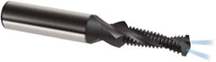 Guhring - M8x0.75 Metric Fine, 0.2854" Cutting Diam, 2 Flute, Solid Carbide Helical Flute Thread Mill - Internal Thread, 20.8mm LOC, 74mm OAL, 10mm Shank Diam - USA Tool & Supply