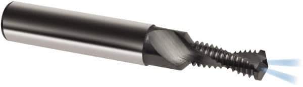 Guhring - M16x1.50 Metric Fine, 0.5709" Cutting Diam, 2 Flute, Solid Carbide Helical Flute Thread Mill - Internal Thread, 34.1mm LOC, 102mm OAL, 18mm Shank Diam - USA Tool & Supply