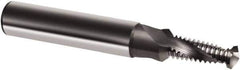 Guhring - M8x0.75 Metric Fine, 0.2854" Cutting Diam, 2 Flute, Solid Carbide Helical Flute Thread Mill - Internal Thread, 17.1mm LOC, 74mm OAL, 10mm Shank Diam - USA Tool & Supply