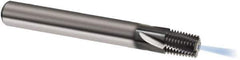 Guhring - 3/8-18 NPT, 0.4921" Cutting Diam, 4 Flute, Solid Carbide Helical Flute Thread Mill - Internal Thread, 14.82mm LOC, 80mm OAL, 14mm Shank Diam - USA Tool & Supply