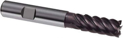 Guhring - 12mm, 26mm LOC, 12mm Shank Diam, 83mm OAL, 6 Flute, Solid Carbide Square End Mill - Single End, FIREX Finish, Spiral Flute, 44/45/46° Helix, Centercutting, Right Hand Cut, Right Hand Flute, Series 3632 - USA Tool & Supply
