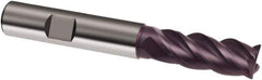 Guhring - 20mm, 38mm LOC, 20mm Shank Diam, 104mm OAL, 4 Flute, Solid Carbide Square End Mill - Single End, FIREX Finish, Spiral Flute, 40/42° Helix, Centercutting, Right Hand Cut, Right Hand Flute, Series 3630 - USA Tool & Supply