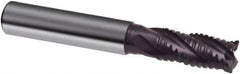 Guhring - 20mm, 38mm LOC, 20mm Shank Diam, 104mm OAL, 4 Flute, Solid Carbide Square End Mill - Single End, FIREX Finish, Spiral Flute, 30/32° Helix, Centercutting, Right Hand Cut, Right Hand Flute, Series 3507 - USA Tool & Supply
