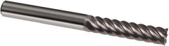 Guhring - 20mm, 65mm LOC, 20mm Shank Diam, 150mm OAL, 8 Flute, Solid Carbide Square End Mill - Single End, Uncoated, Spiral Flute, 45° Helix, Right Hand Cut, Right Hand Flute, Series 3312 - USA Tool & Supply