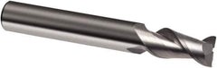 Guhring - 14mm, 22mm LOC, 14mm Shank Diam, 83mm OAL, 2 Flute, Solid Carbide Square End Mill - Single End, Uncoated, Spiral Flute, 45° Helix, Right Hand Cut, Right Hand Flute, Series 3309 - USA Tool & Supply