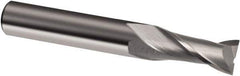 Guhring - 16mm, 26mm LOC, 16mm Shank Diam, 92mm OAL, 2 Flute, Solid Carbide Square End Mill - Single End, Uncoated, Spiral Flute, 30° Helix, Right Hand Cut, Right Hand Flute, Series 3303 - USA Tool & Supply