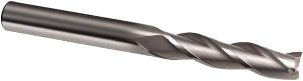 Guhring - 16mm, 65mm LOC, 16mm Shank Diam, 150mm OAL, 3 Flute, Solid Carbide Square End Mill - Single End, Uncoated, Spiral Flute, 30° Helix, Right Hand Cut, Right Hand Flute, Series 3314 - USA Tool & Supply