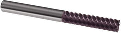 Guhring - 8mm, 40mm LOC, 8mm Shank Diam, 100mm OAL, 6 Flute, Solid Carbide Square End Mill - Single End, FIREX Finish, Spiral Flute, 55° Helix, Right Hand Cut, Right Hand Flute, Series 3716 - USA Tool & Supply