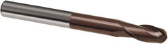Guhring - 12mm, 24mm LOC, 12mm Shank Diam, 120mm OAL, 2 Flute, Solid Carbide Square End Mill - Single End, TiAlN Finish, Spiral Flute, 30° Helix, Right Hand Cut, Right Hand Flute, Series 3866 - USA Tool & Supply