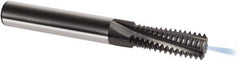 Guhring - 7/16-14 UNC, 0.3543" Cutting Diam, 3 Flute, Solid Carbide Helical Flute Thread Mill - Internal Thread, 24.5mm LOC, 74mm OAL, 10mm Shank Diam - USA Tool & Supply