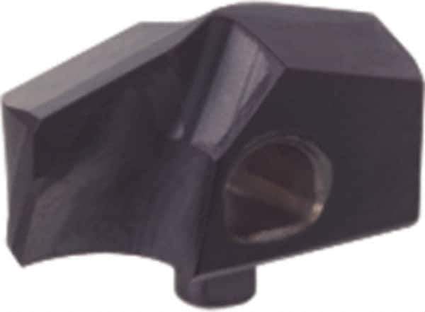Guhring - Series 4111, 21.5mm Diam Grade K/P 145° Replaceable Drill Tip - Carbide, nano-A Finish, 215 Seat Size - USA Tool & Supply