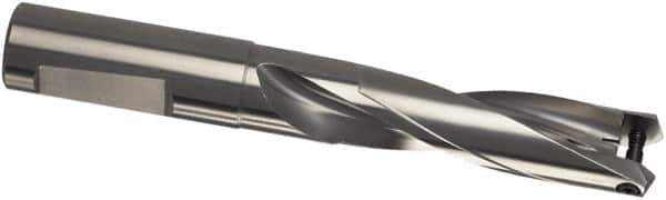 Guhring - 12 to 12.49mm Diam, 3xD, 38.1mm Max Depth, 12mm Shank Diam, 103mm Flute, 103mm OAL, Replaceable Tip Drill - HT 800 WP Insert, 115 Seat Size, 3xD HT 800 WP Toolholder, Series 4107 - USA Tool & Supply