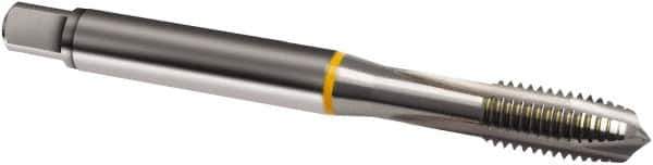 Guhring - #3-48 UNC, 3 Flute, Bright Finish, Cobalt Spiral Point Tap - Plug Chamfer, Right Hand Thread, 50mm OAL, 2B Class of Fit, Series 873 - Exact Industrial Supply